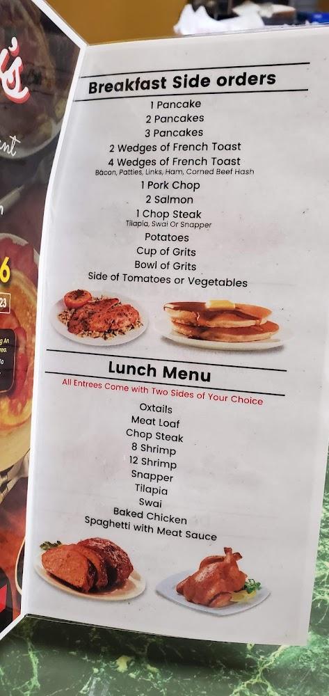 Derry's Family Restaurant Menu image 4